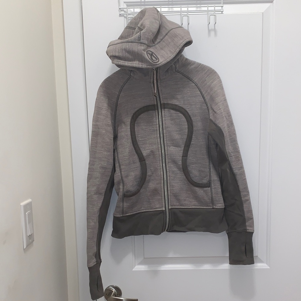 lululemon athletica Gray and Dark Gray Women's Sweater